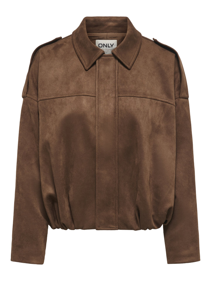 ONLMOON-STINA FAUX SUEDE BOMBER PNT, Soft Silt 306687 Bild 1