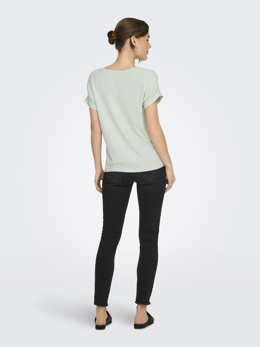 ONLMOSTER S/S O-NECK TOP NOOS JRS, Green Lily 202570 Bild 4