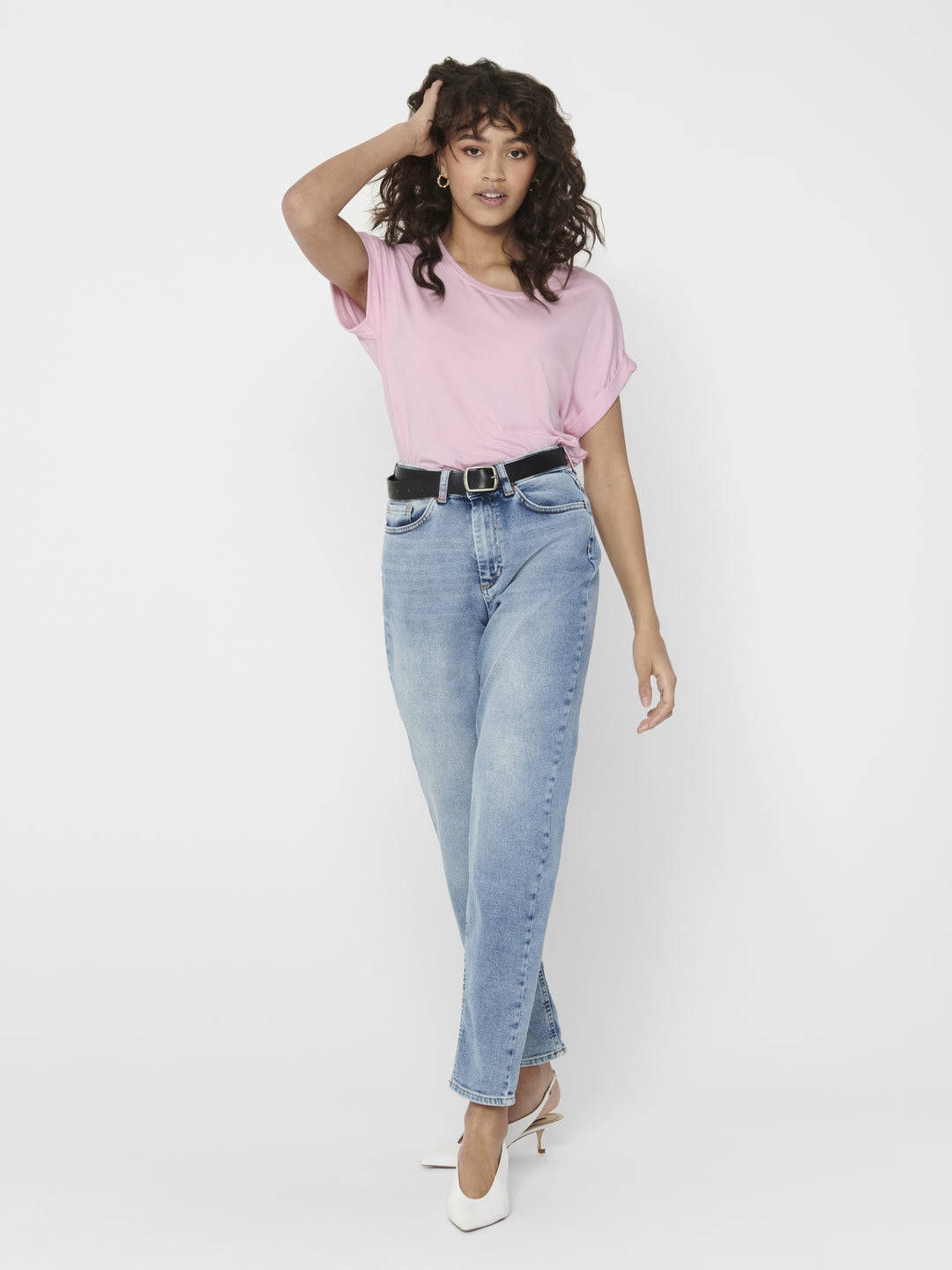 ONLMOSTER S/S O-NECK TOP NOOS JRS, Pink Lady 222912 Bild 5