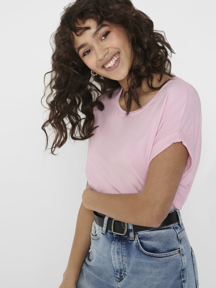 ONLMOSTER S/S O-NECK TOP NOOS JRS, Pink Lady 222912 Bild 6
