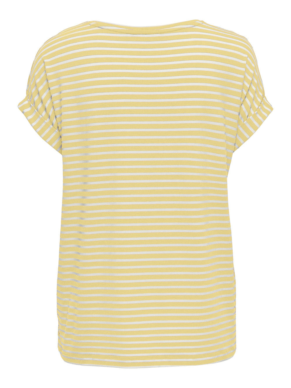 ONLMOSTER STRIPE S/S O-NECK TOP JRS, Pale Banana/CLOUD DANCER 210331001 Bild 2