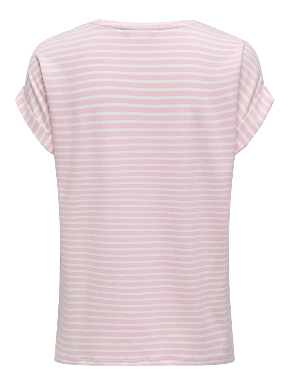 ONLMOSTER STRIPE S/S O-NECK TOP JRS, Pink Lady/CLOUD DANCER 222912001 Bild 2