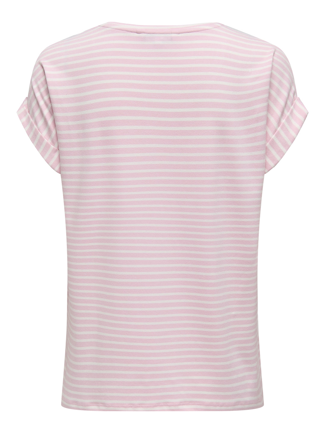 ONLMOSTER STRIPE S/S O-NECK TOP JRS, Pink Lady/CLOUD DANCER 222912001 Bild 2