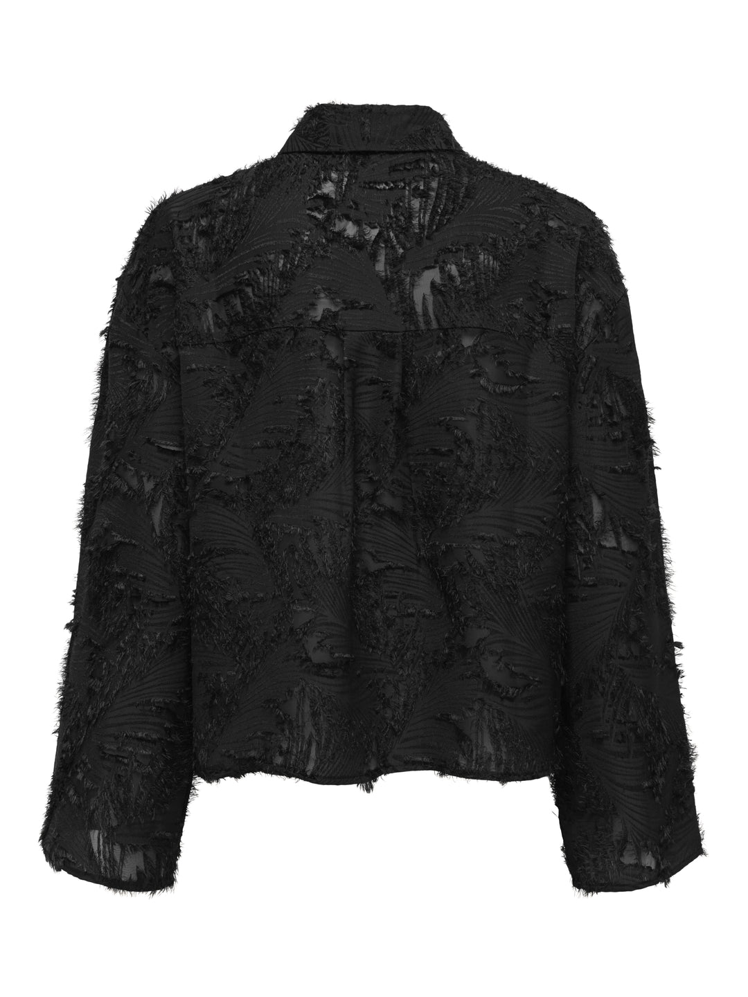 ONLMOVIDA L/S JAQUARD SHIRT WVN, Black 177911 Bild 2