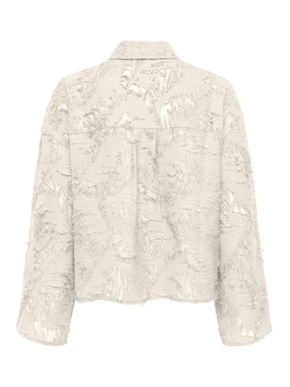 ONLMOVIDA L/S JAQUARD SHIRT WVN, Egret 193778 Bild 2