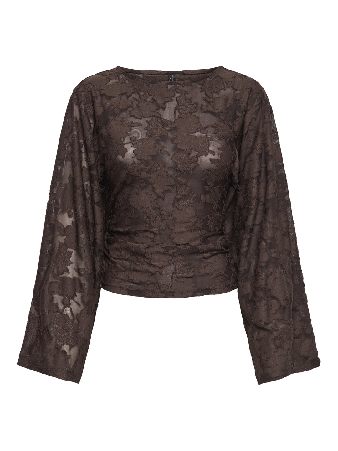 ONLNADIA L/S RUCHING TOP JRS, Coffee Bean 237375 Bild 1
