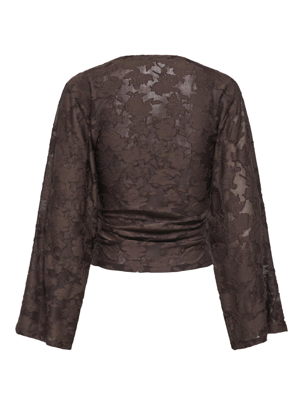 ONLNADIA L/S RUCHING TOP JRS, Coffee Bean 237375 Bild 2