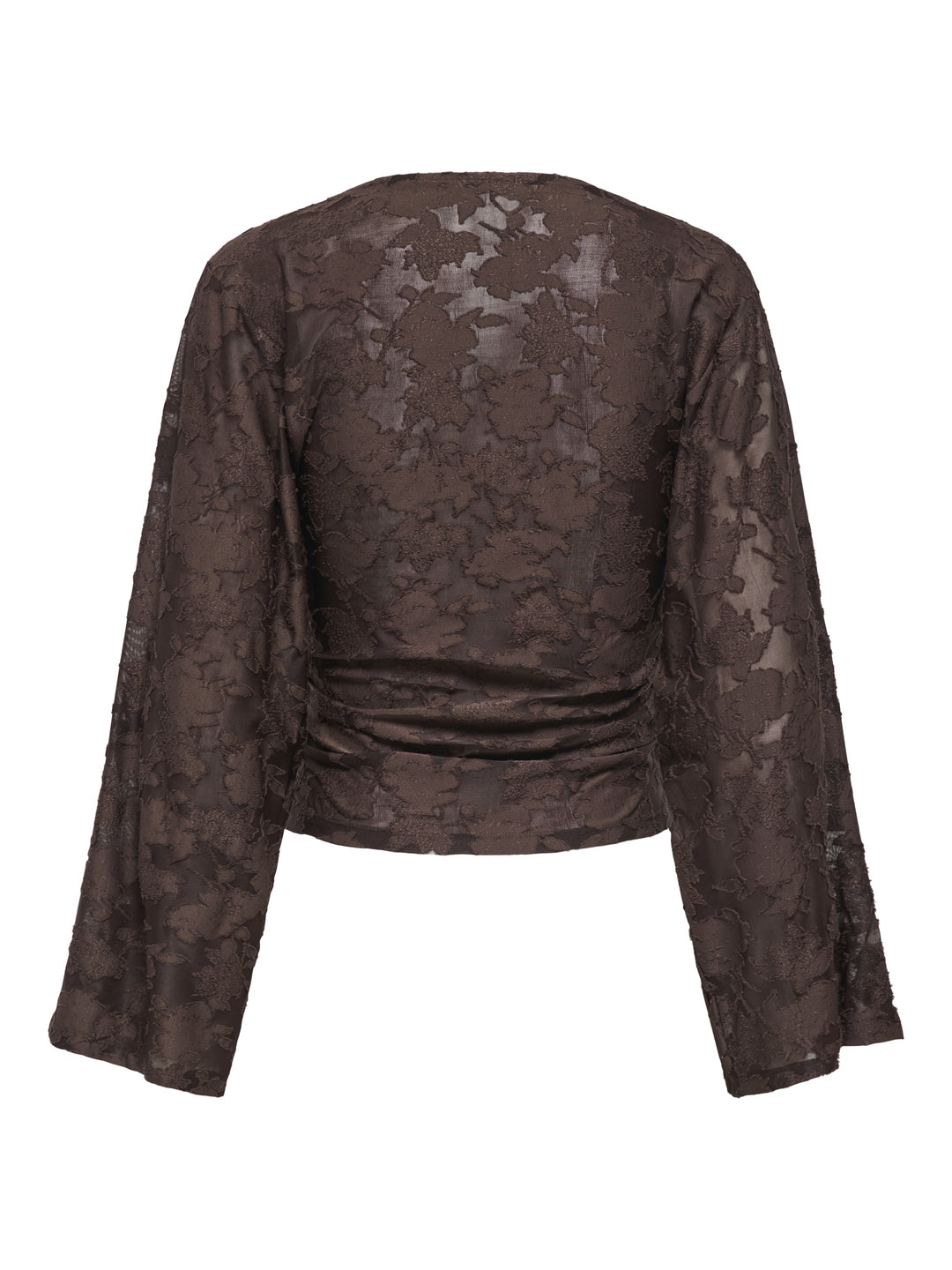 ONLNADIA L/S RUCHING TOP JRS, Coffee Bean 237375 Bild 2