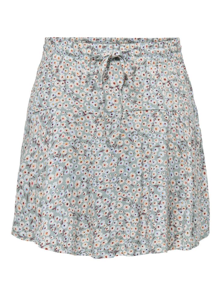 ONLNALA SKORT WVN NOOS, Gray Mist/FLOWER 198769014 Bild 1