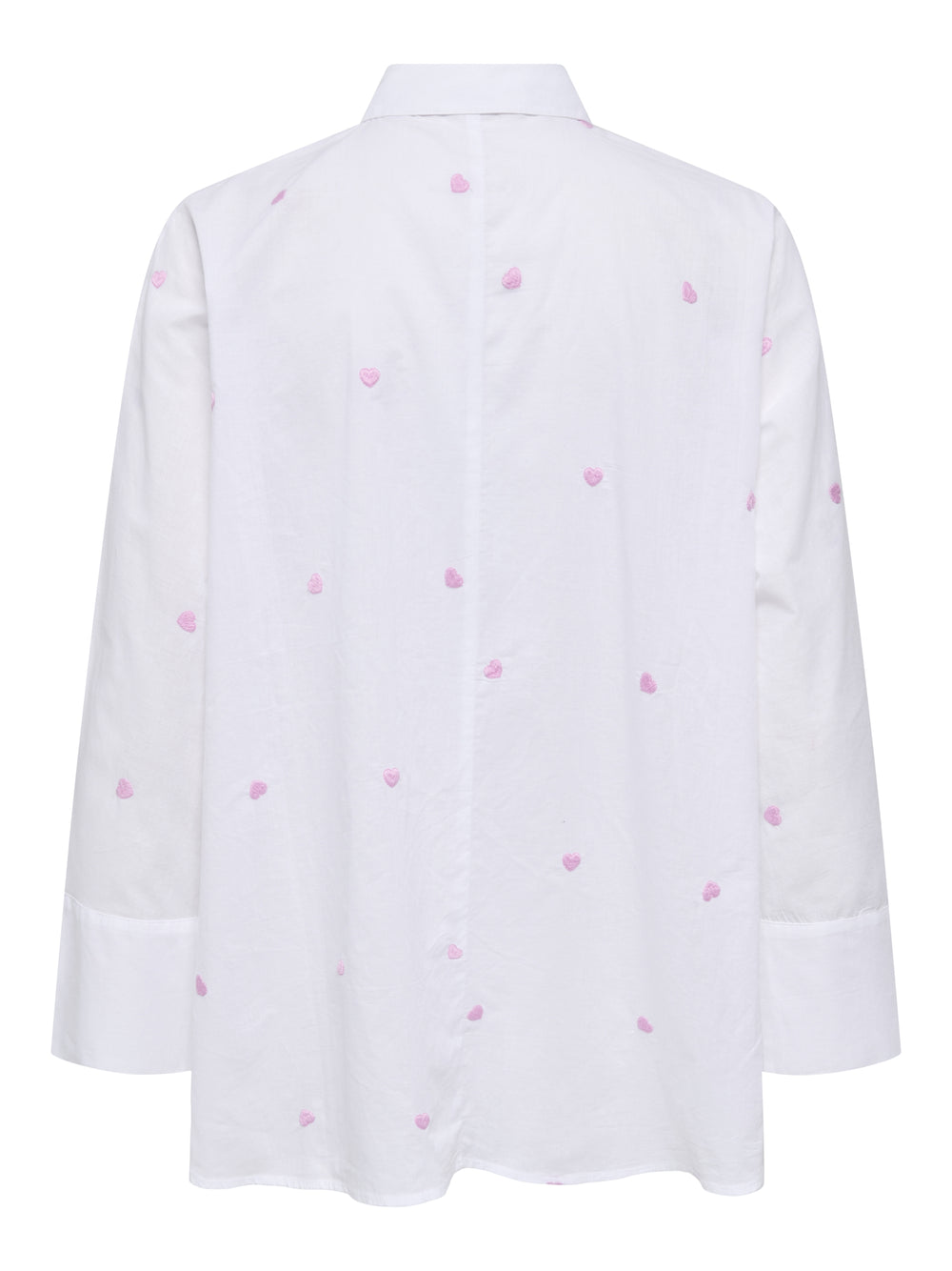 ONLNEW LINA GRACE LS EMB SHIRT NOOS, Bright White/PASTEL LAVENDER HEART 190858048 Bild 2
