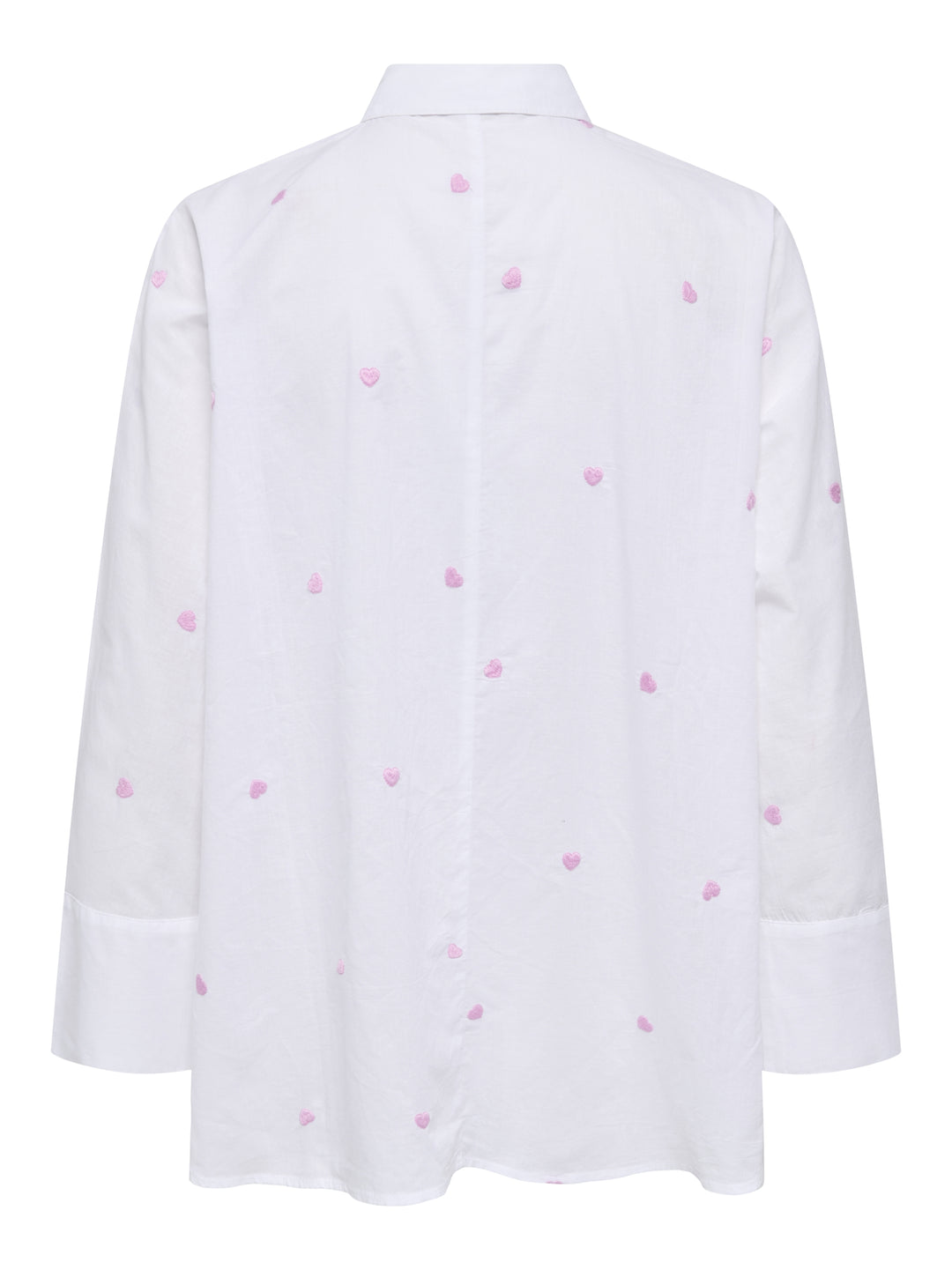 ONLNEW LINA GRACE LS EMB SHIRT NOOS, Bright White/PASTEL LAVENDER HEART 190858048 Bild 2