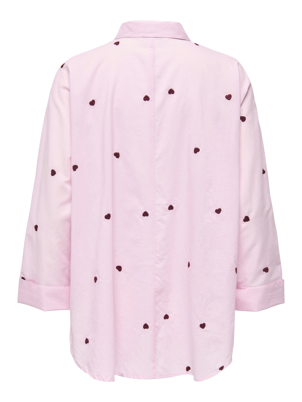 ONLNEW LINA GRACE LS EMB SHIRT NOOS, Roseate Spoonbill/BORDEAUX HEART 234475046 Bild 2