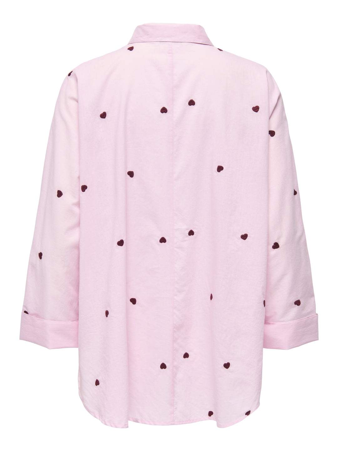 ONLNEW LINA GRACE LS EMB SHIRT NOOS, Roseate Spoonbill/BORDEAUX HEART 234475046 Bild 2