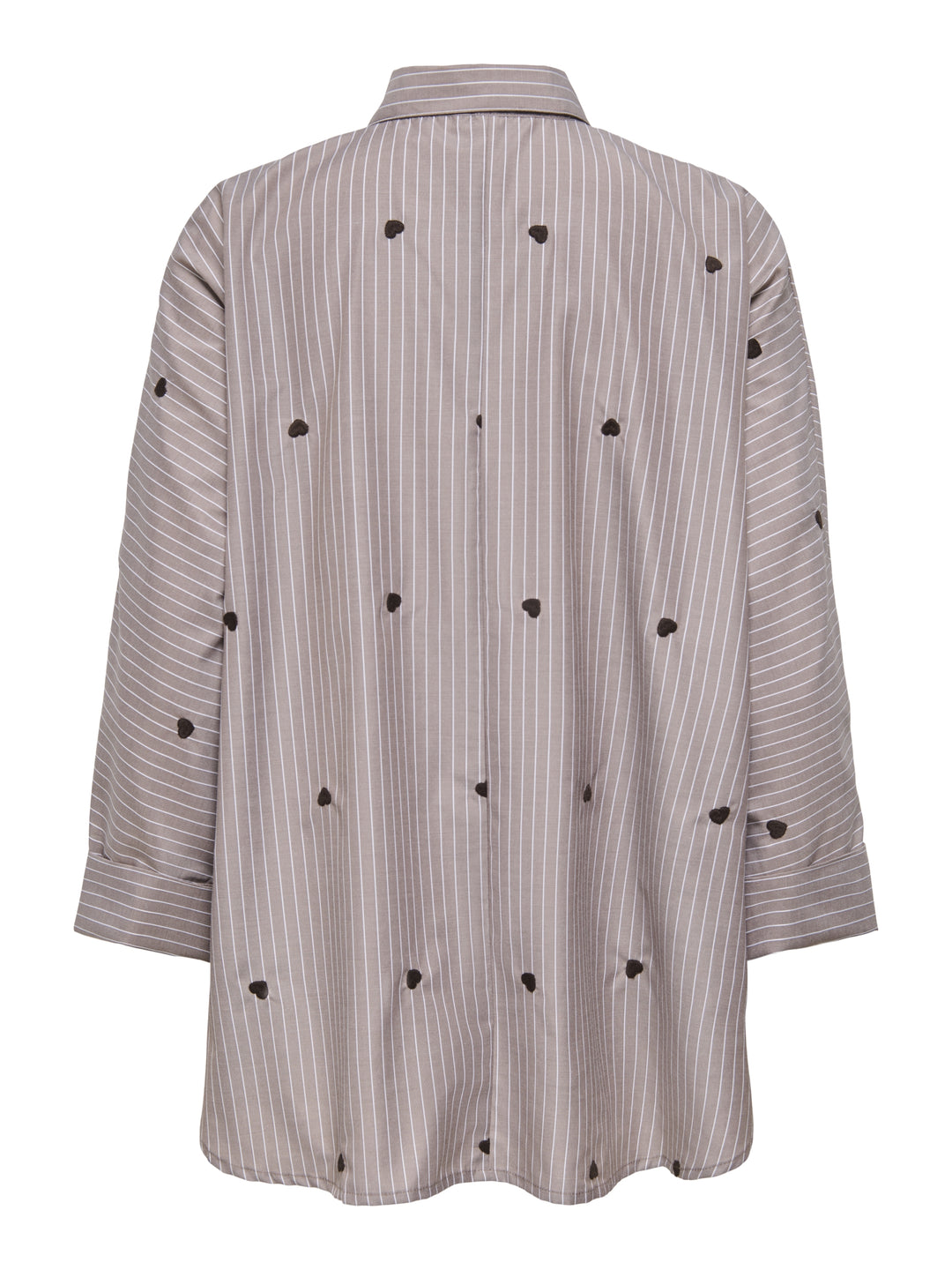 ONLNEW LINA GRACE STR EMB SHIRT NOO, Coffee Bean/STRIPE W. COFFEE BEAN H 237375008 Bild 2