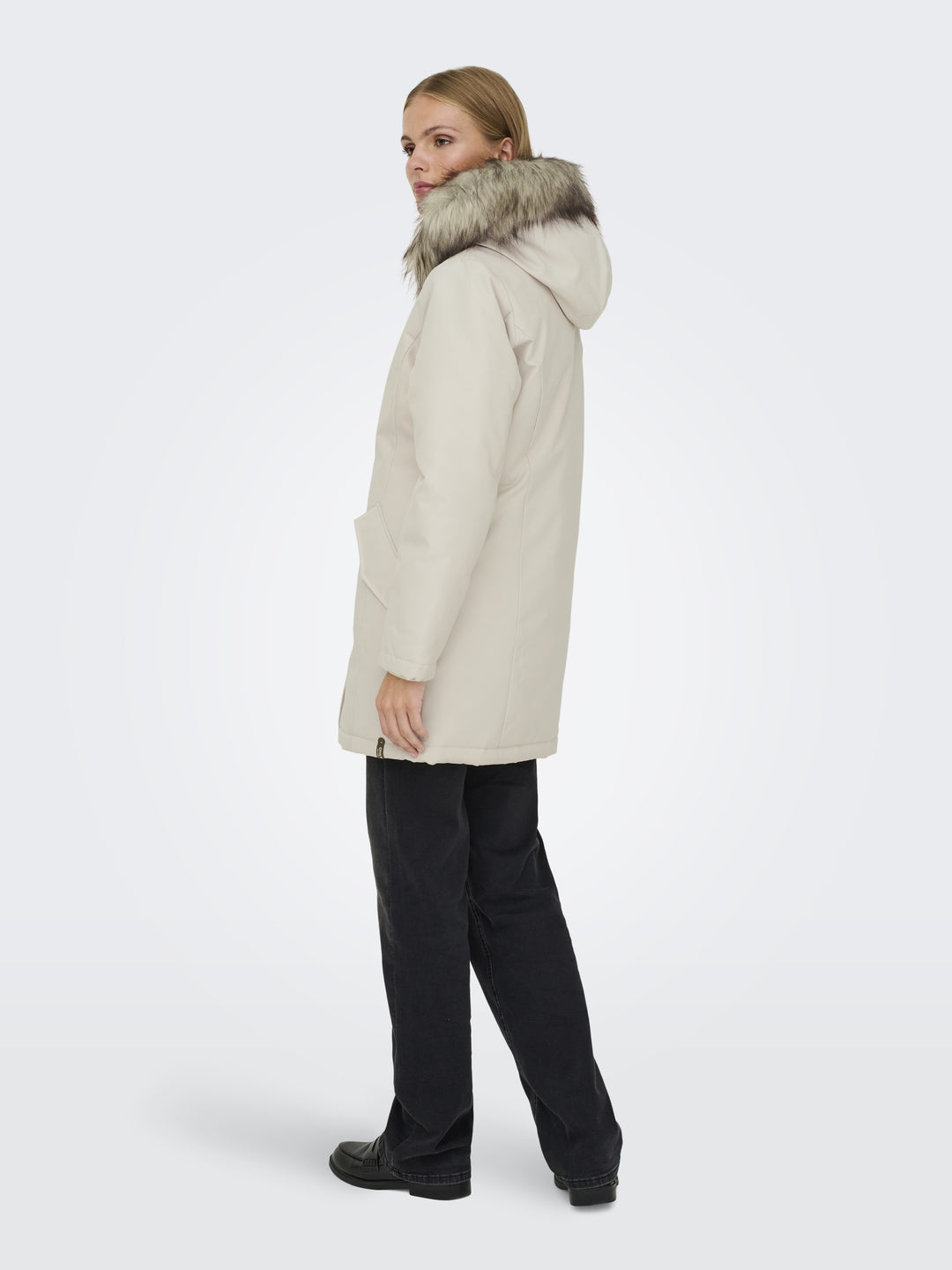 ONLNEWKATY PARKA LIFE OTW CC, Moonbeam/NATURE FUR 201511002 Bild 4