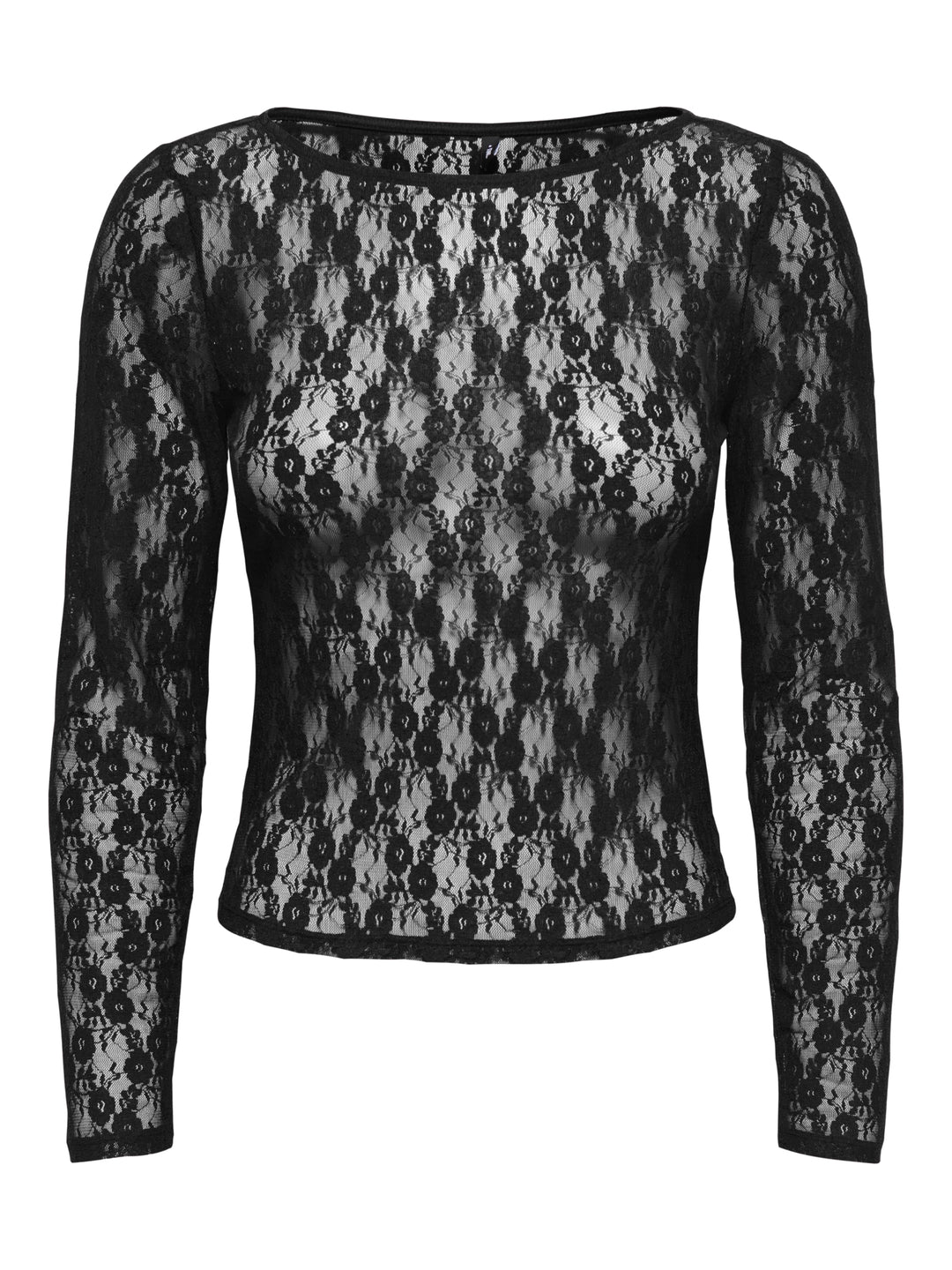 ONLNIKITA L/S BOATNECK LACE TOP BOX, Black 177911 Bild 1