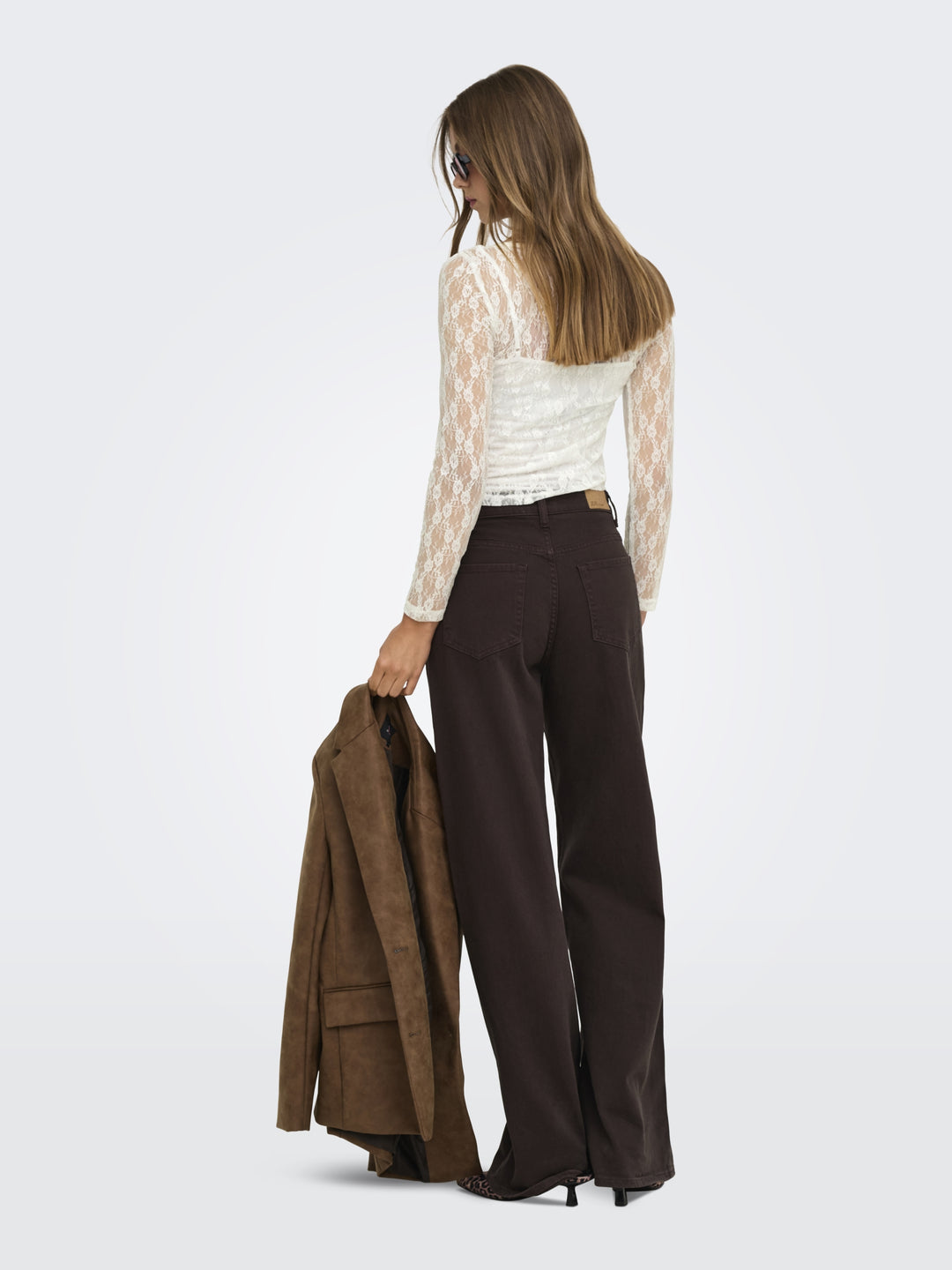 ONLNIKITA L/S BOATNECK LACE TOP BOX, Cloud Dancer 177922 Bild 5