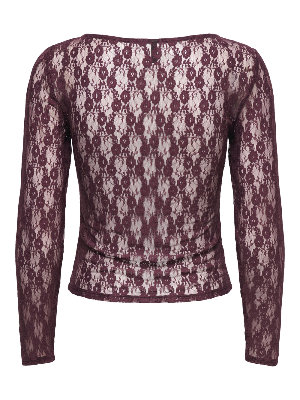 ONLNIKITA L/S BOATNECK LACE TOP BOX, Decadent Chocolate 215570 Bild 2
