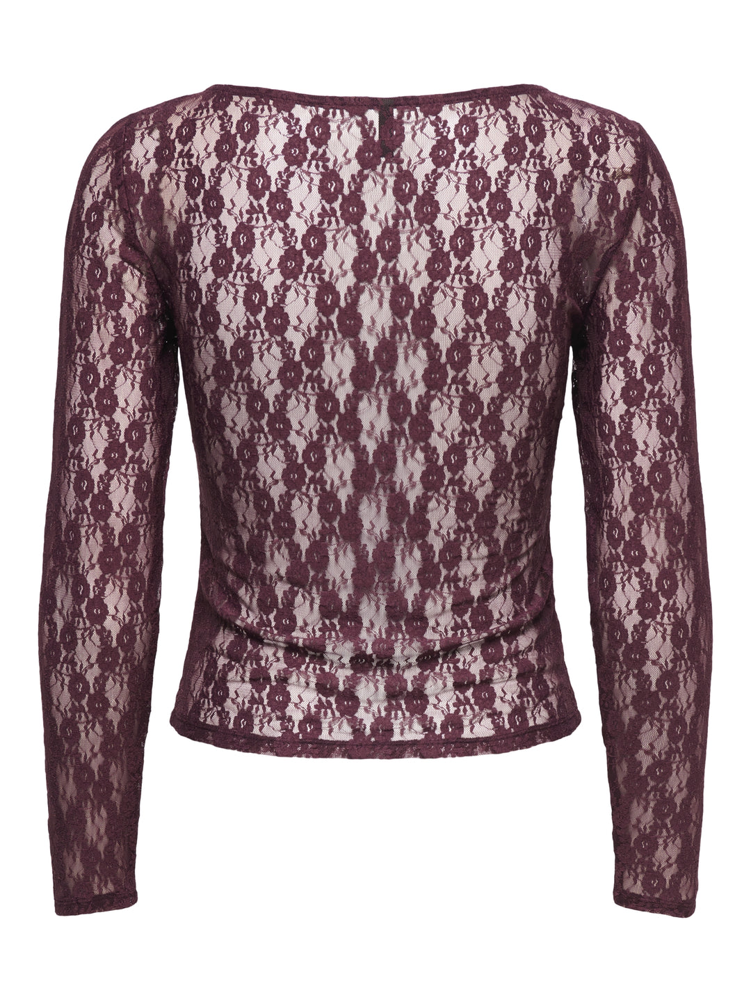 ONLNIKITA L/S BOATNECK LACE TOP BOX, Decadent Chocolate 215570 Bild 2