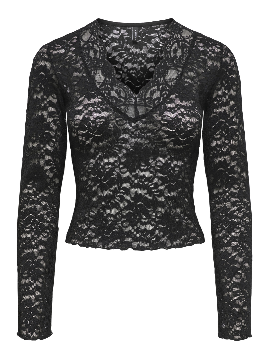 ONLNIKKA L/S LACE TOP JRS, Black 177911 Bild 1