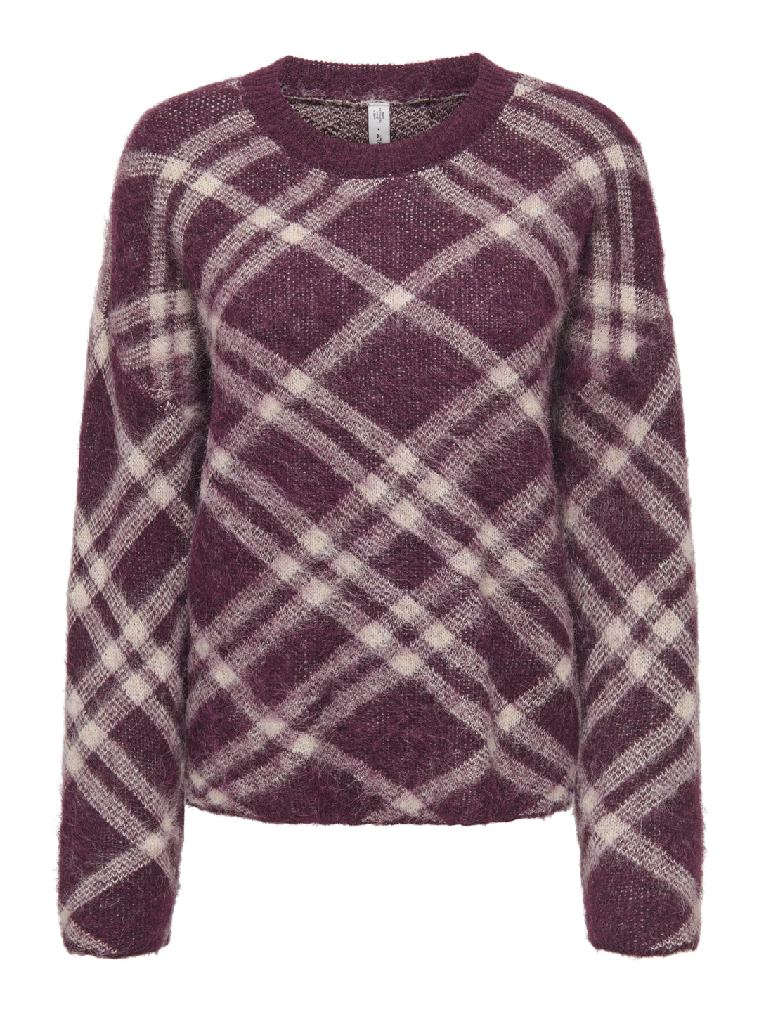 ONLNOEME LS PATTERN O-NECK KNT, Fig/Oatmeal/Mel 177912018 Bild 1