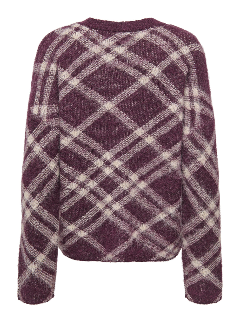 ONLNOEME LS PATTERN O-NECK KNT, Fig/Oatmeal/Mel 177912018 Bild 2