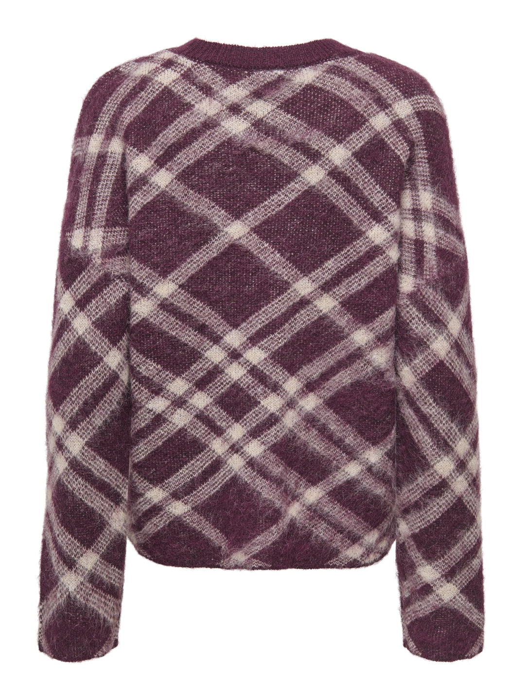 ONLNOEME LS PATTERN O-NECK KNT, Fig/Oatmeal/Mel 177912018 Bild 2