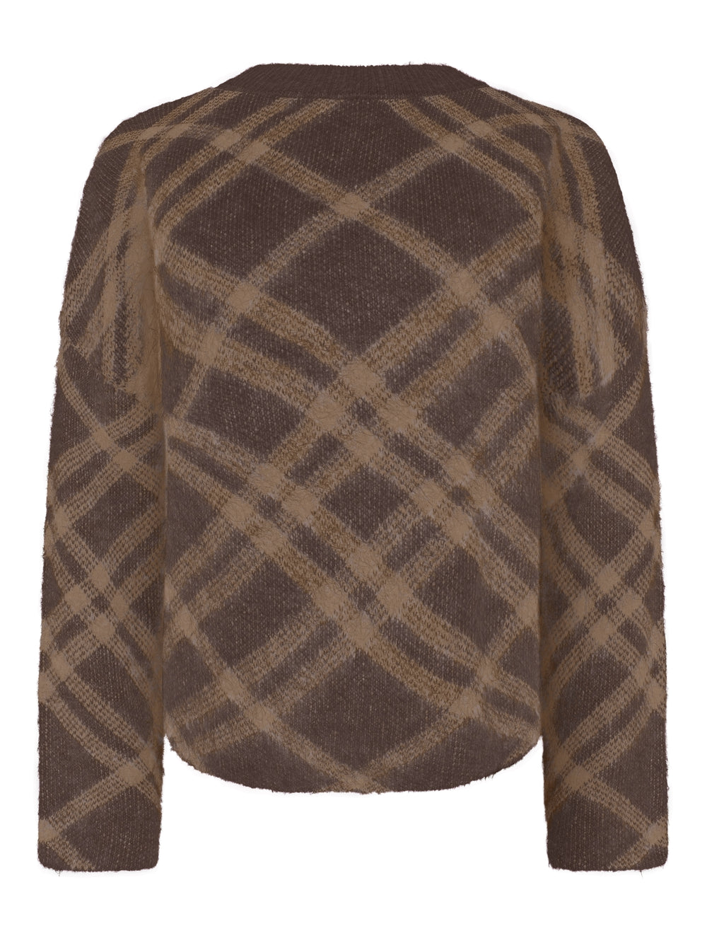 ONLNOEME LS PATTERN O-NECK KNT, Chocolate Martini/Cocoa Creme/Mel 286415011 Bild 2