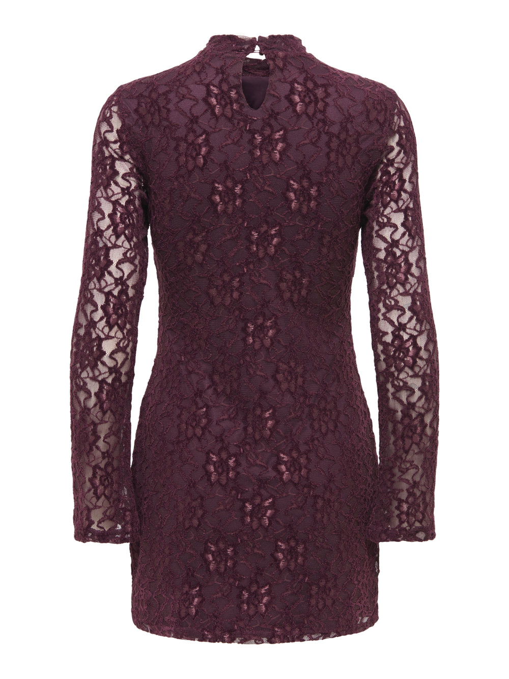 ONLNOLA L/S LACE VELVET DRESS JRS, Winetasting 188839 Bild 2
