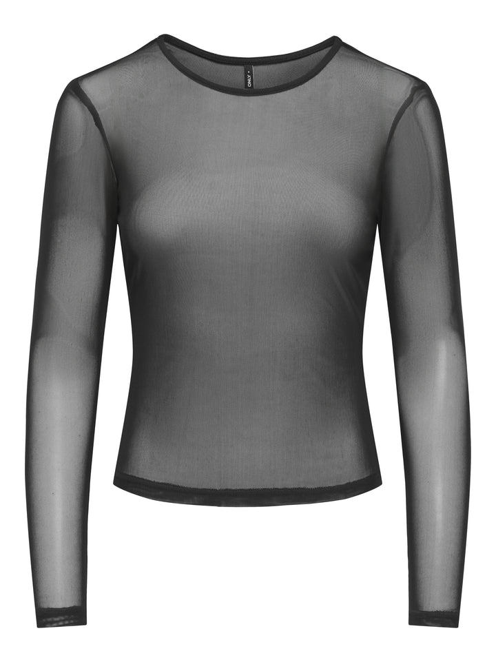 ONLOPUS L/S MESH TOP JRS, Black 177911 Bild 1