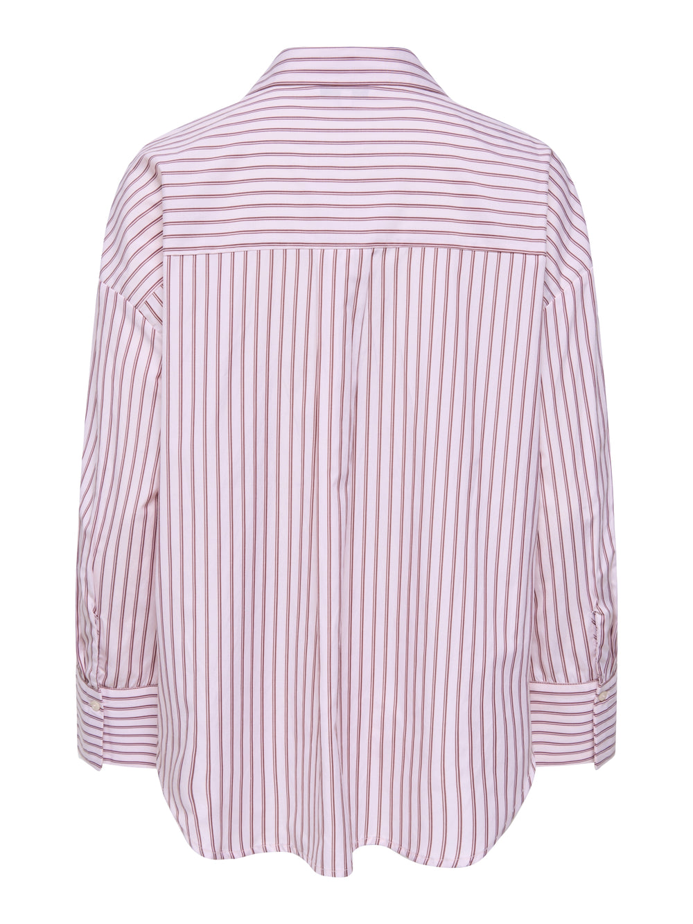 ONLOREGON ALVA LS REG SHIRT NOOS WV, Fuchsia Pink/BORDEAUX+WHITE 219990006 Bild 2