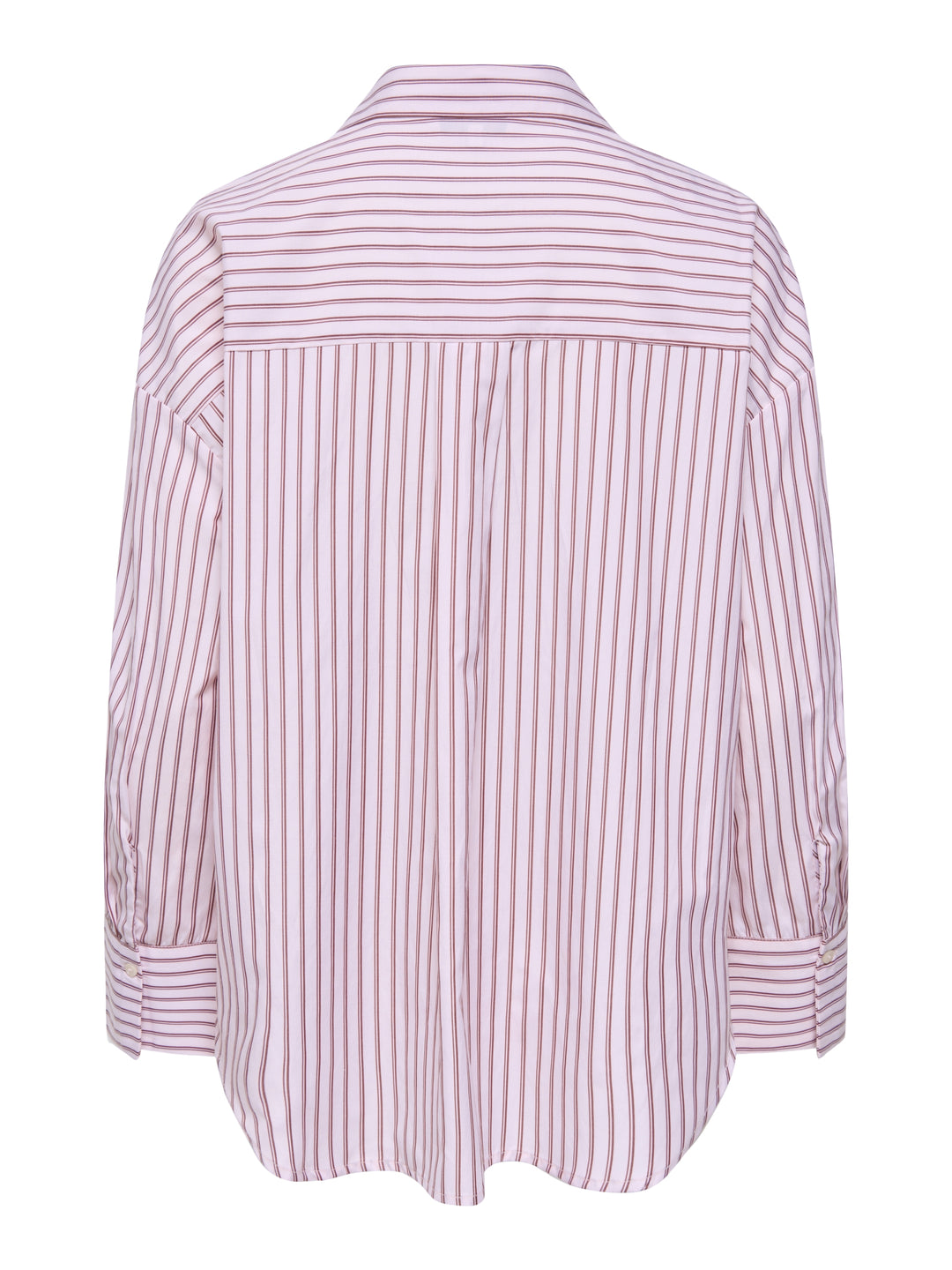 ONLOREGON ALVA LS REG SHIRT NOOS WV, Fuchsia Pink/BORDEAUX+WHITE 219990006 Bild 2