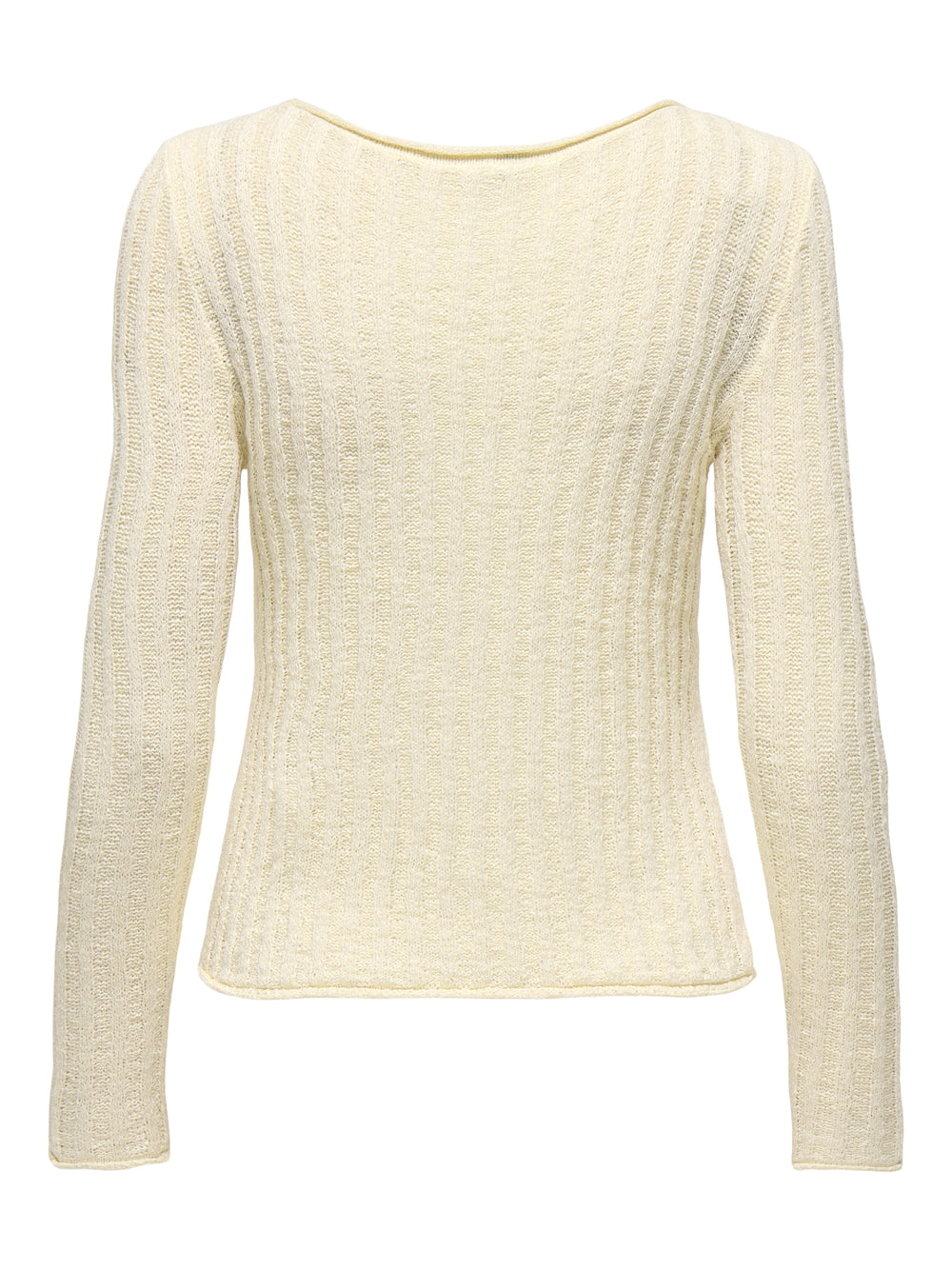 ONLPAMELA LS RIB O-NECK PULLOVER CC, Birch 180083 Bild 2