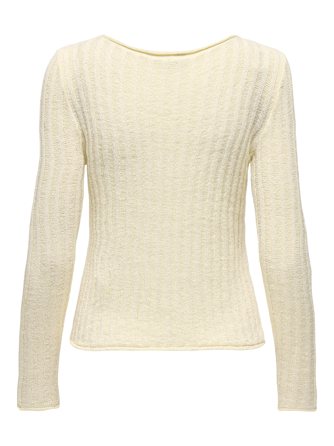 ONLPAMELA LS RIB O-NECK PULLOVER CC, Birch 180083 Bild 2