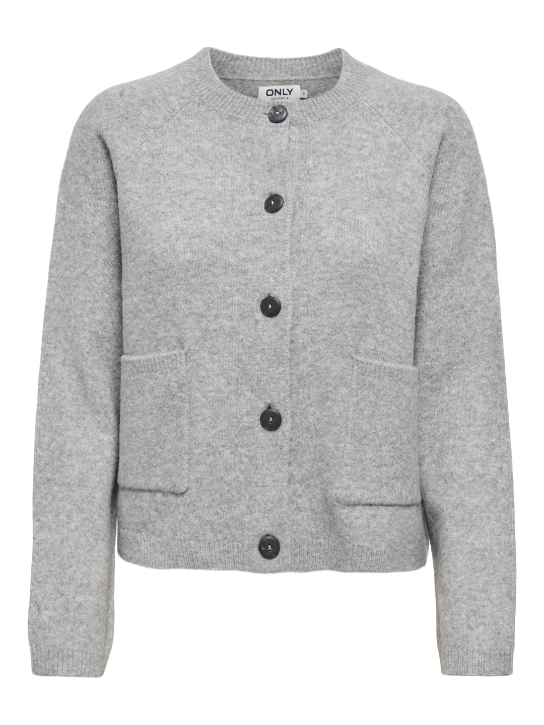 ONLPIEMONTE L/S CARDIGAN KNT NOOS, Light Grey Melange 179073 Bild 1