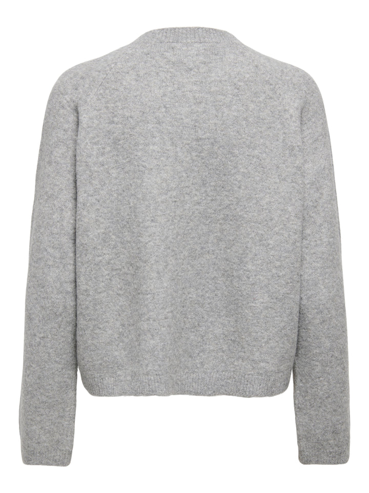 ONLPIEMONTE L/S CARDIGAN KNT NOOS, Light Grey Melange 179073 Bild 2