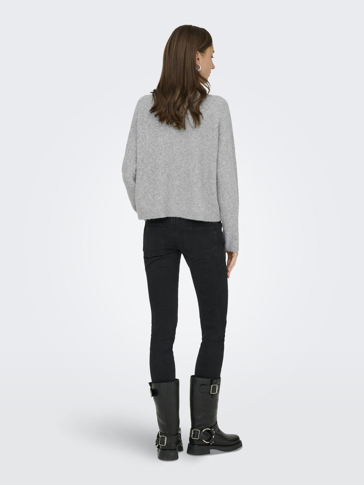 ONLPIEMONTE L/S CARDIGAN KNT NOOS, Light Grey Melange 179073 Bild 3