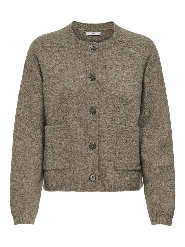 ONLPIEMONTE L/S CARDIGAN KNT NOOS, Walnut/Melange 239935001 Bild 1