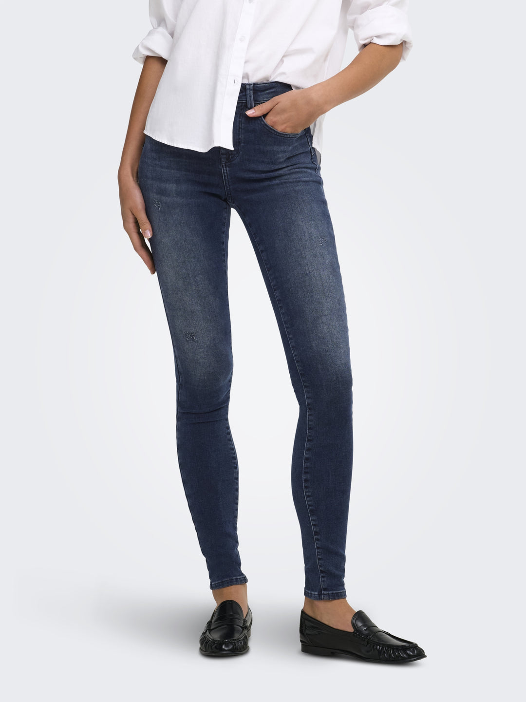 ONLPOWER MID SK PUSHUP DNM TAI887 N, Blue Black Denim 263995 Bild 4