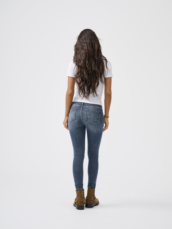 ONLPOWER MID SKIN PUSHUP DNM REA167, Special Blue Grey Denim 264035 Bild 3