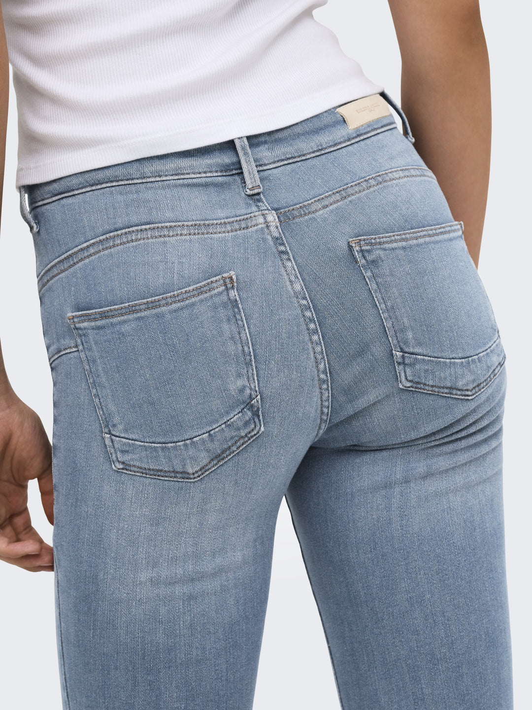 ONLPOWER MID SKIN PUSHUP DNM REA968, Special Blue Grey Denim 264035 Bild 3