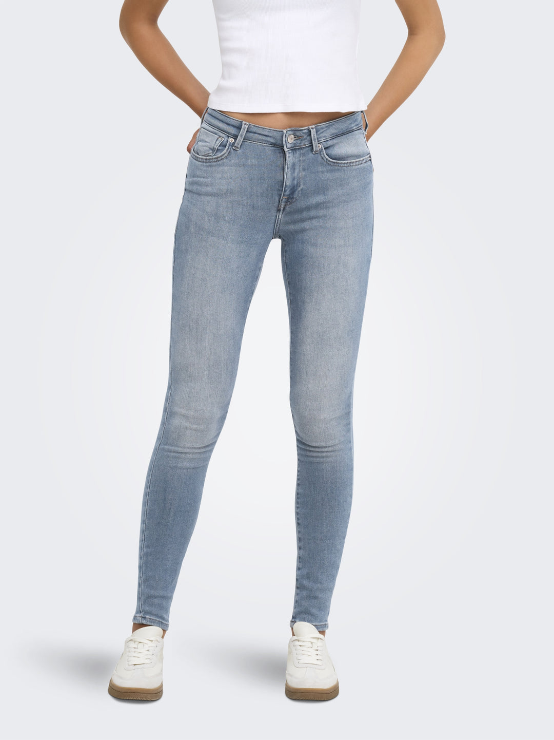 ONLPOWER MID SKIN PUSHUP DNM REA968, Special Blue Grey Denim 264035 Bild 4