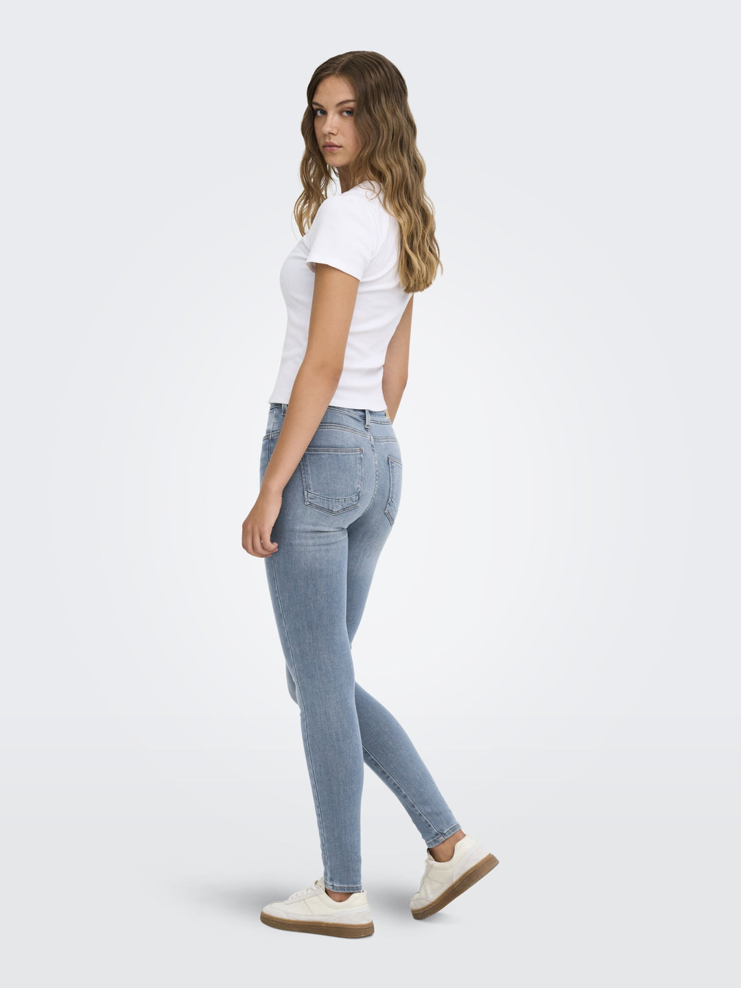 ONLPOWER MID SKIN PUSHUP DNM REA968, Special Blue Grey Denim 264035 Bild 7