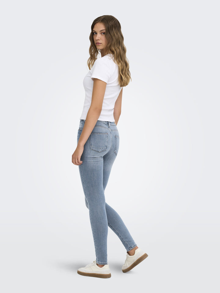 ONLPOWER MID SKIN PUSHUP DNM REA968, Special Blue Grey Denim 264035 Bild 7