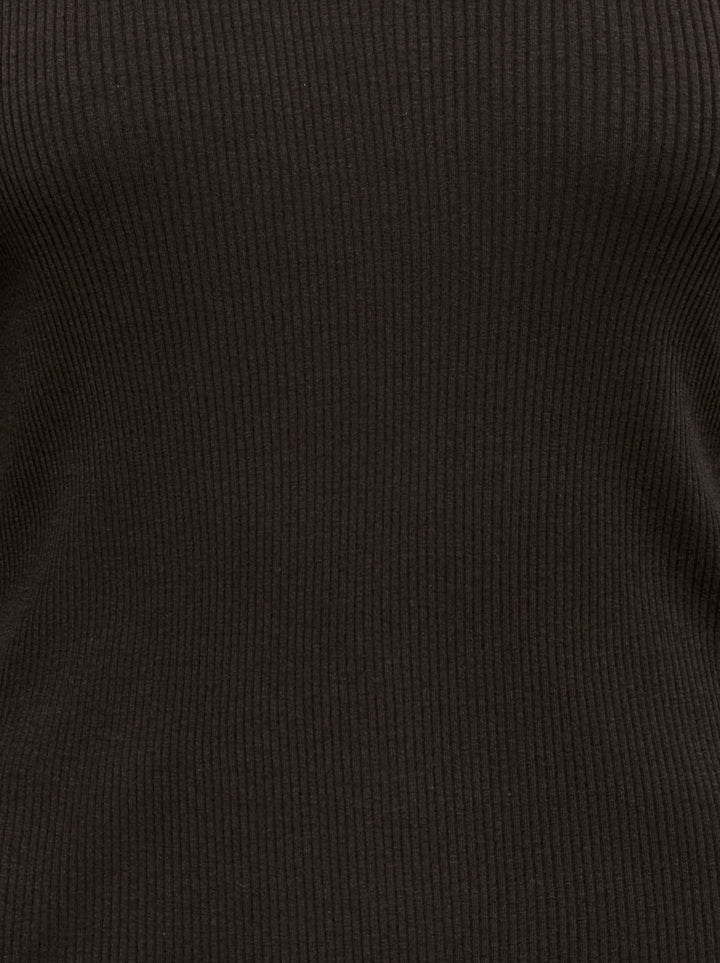 ONLSARA SHARAI L/S V-NECK TOP JRS N, Chocolate Torte 244915 Bild 3