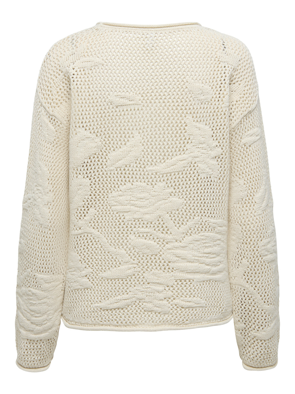 ONLSEASIDE LS PULLOVER CC KNT, Ecru 234755 Bild 2
