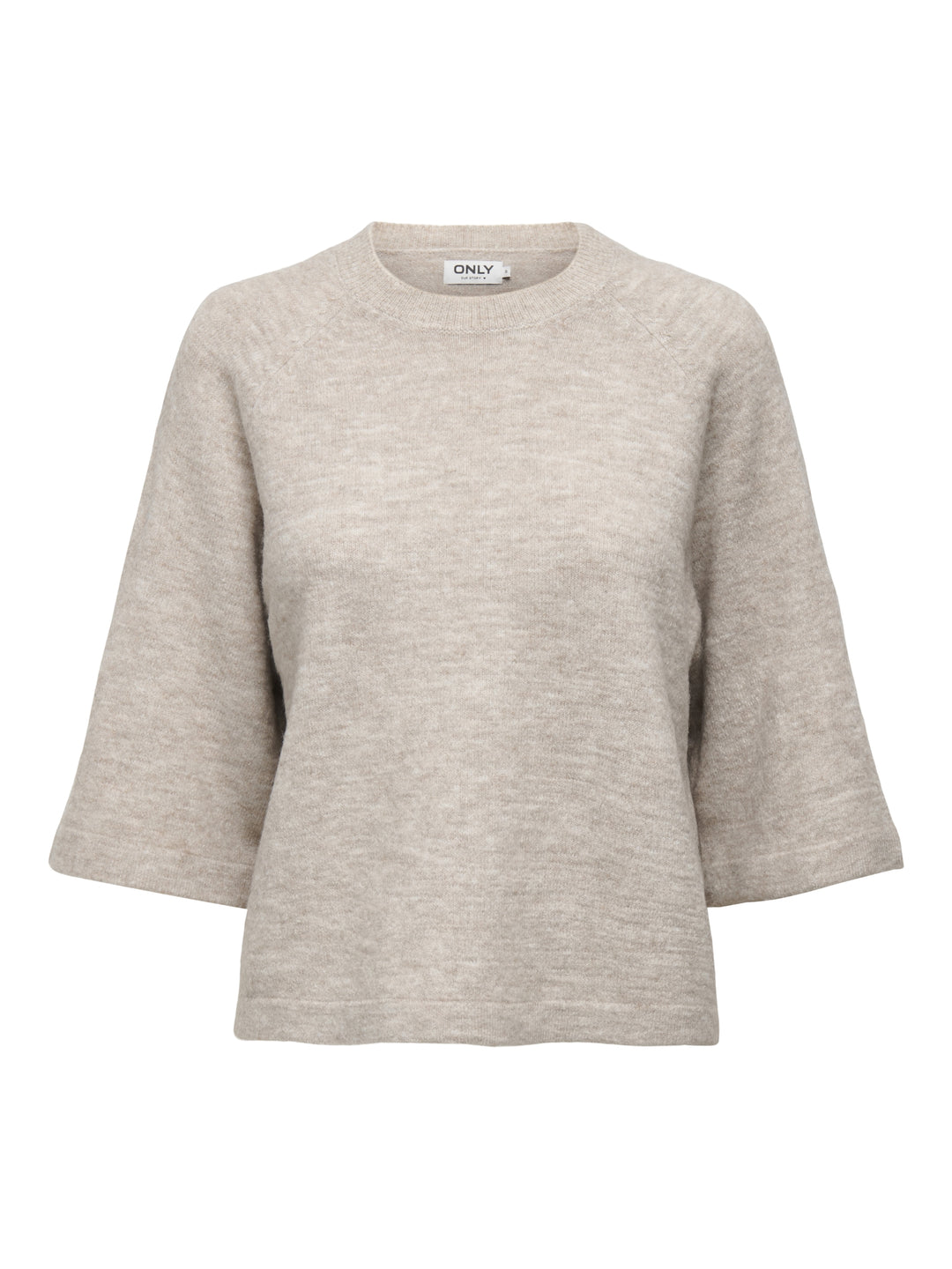 ONLSIMONI 3/4 PULLOVER KNT NOOS, Pumice Stone/MELANGE 189959001 Bild 1