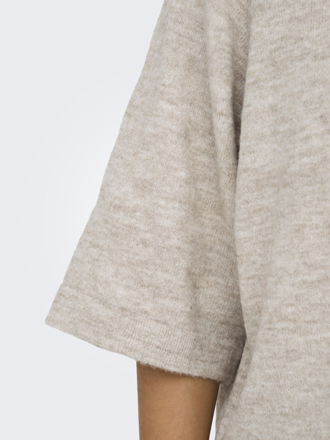 ONLSIMONI 3/4 PULLOVER KNT NOOS, Pumice Stone/MELANGE 189959001 Bild 6