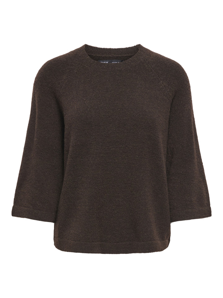 ONLSIMONI 3/4 PULLOVER KNT NOOS, Coffee Bean/MELANGE 237375001 Bild 1