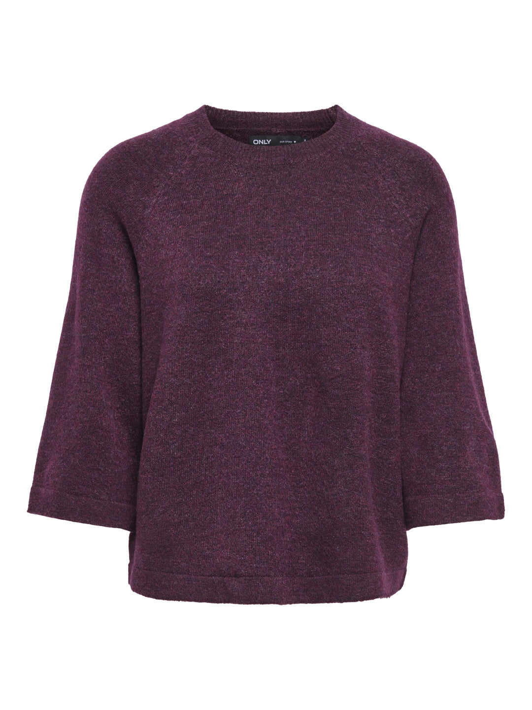 ONLSIMONI 3/4 PULLOVER KNT NOOS, Mauve Wine/MELANGE 294415001 Bild 1